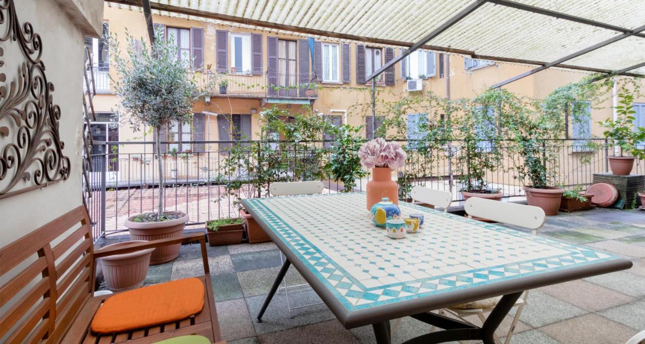 Joivy Apt For 6 With Big Terrace In Milan Centro Storico Milão Exterior foto