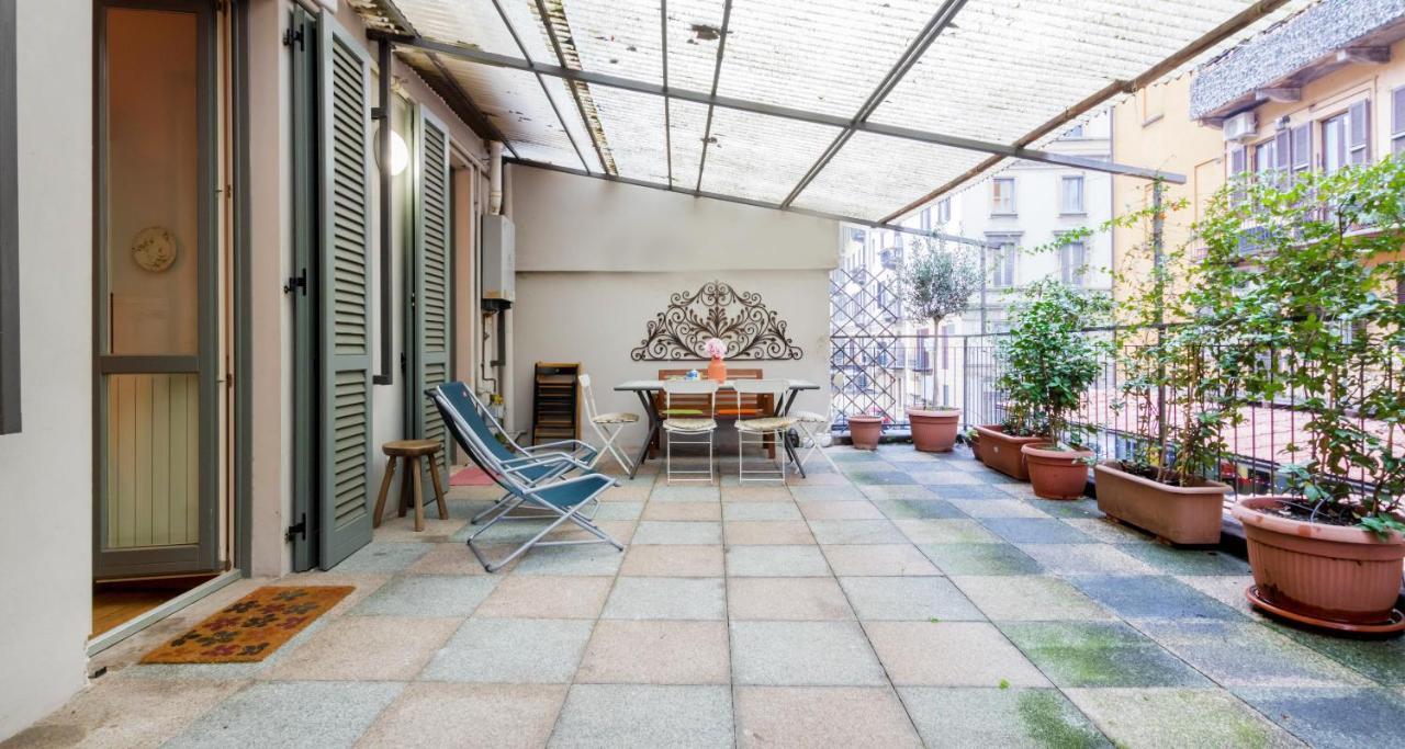 Joivy Apt For 6 With Big Terrace In Milan Centro Storico Milão Exterior foto